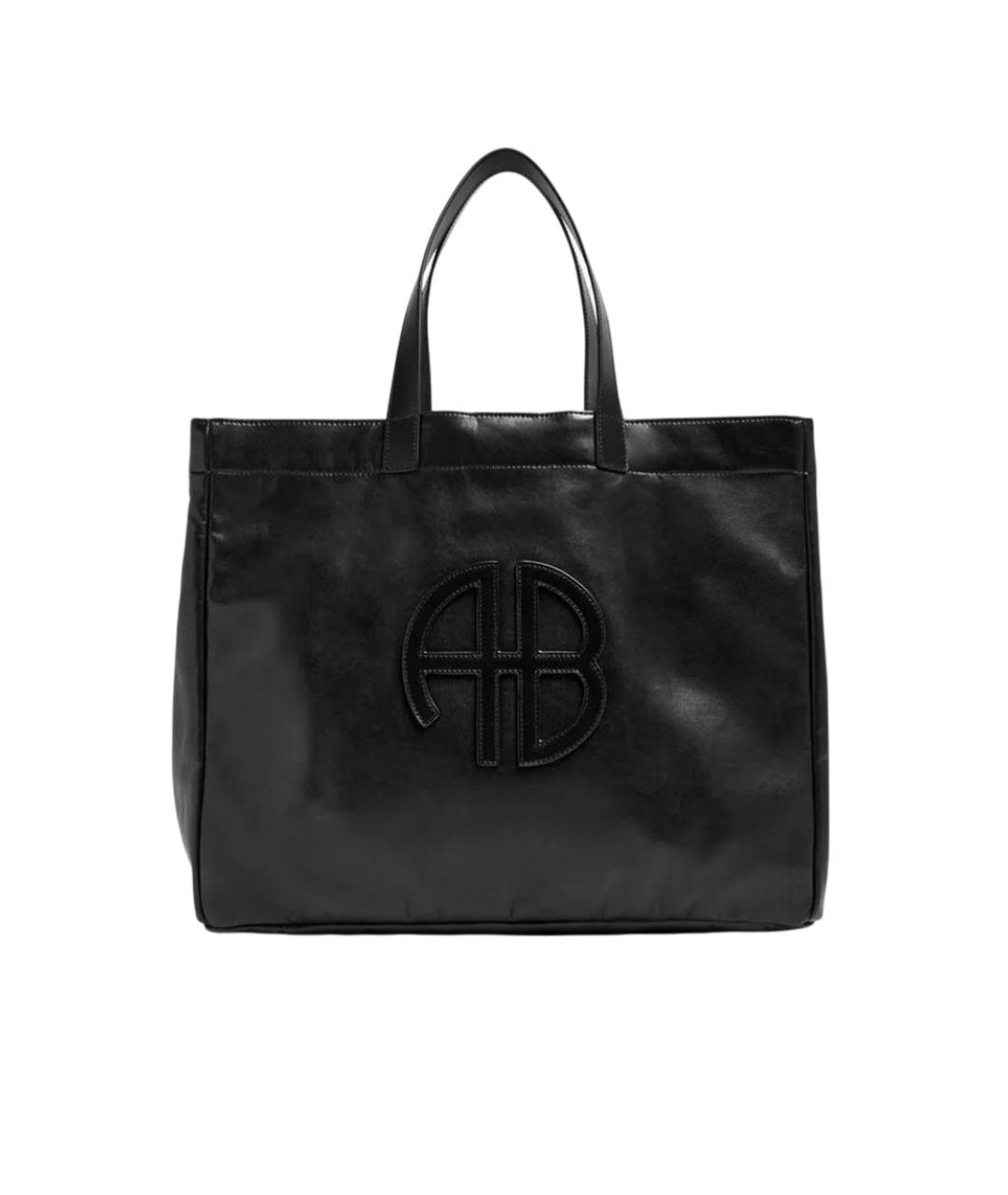 ANINE BING Черная сумка тоут, фото 1