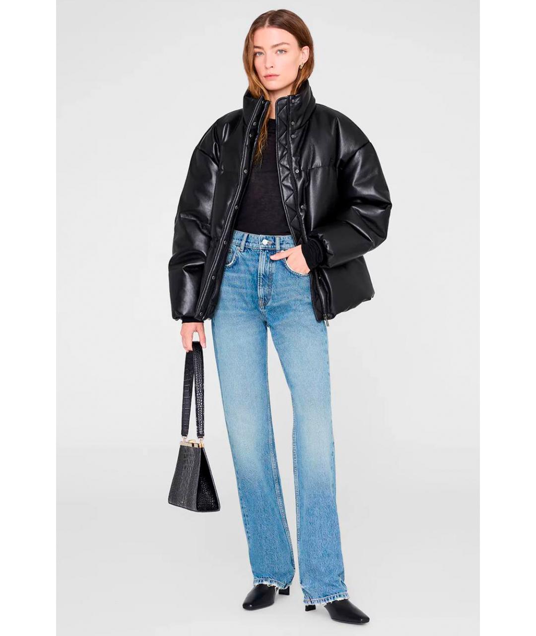 ANINE BING Черный пуховик, фото 2