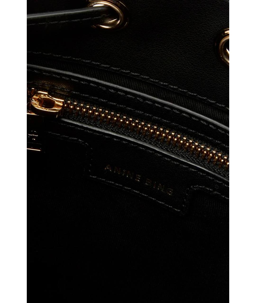 ANINE BING Бежевая тканевая сумка через плечо, фото 3