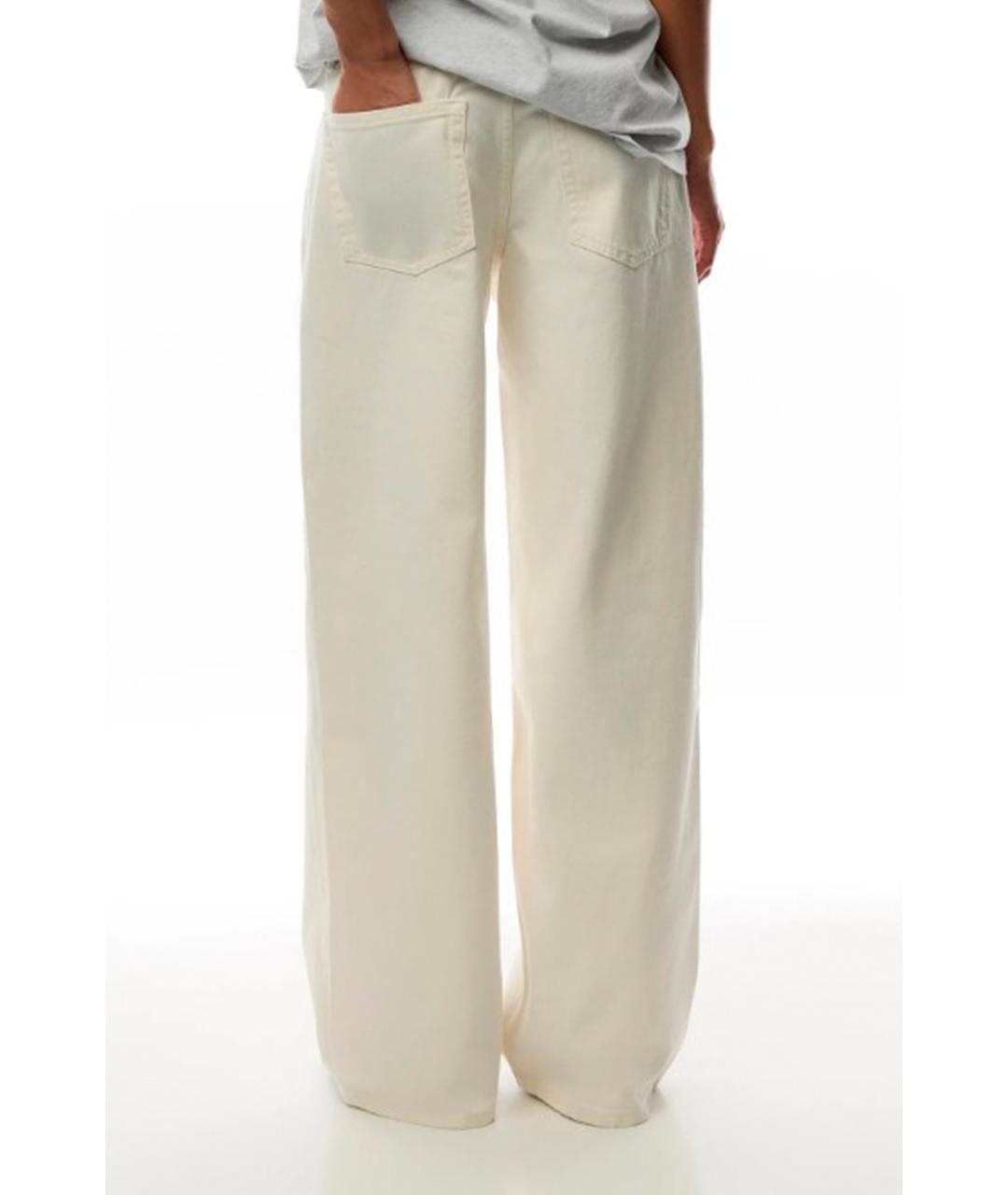 ANINE BING Бежевые прямые джинсы, фото 3