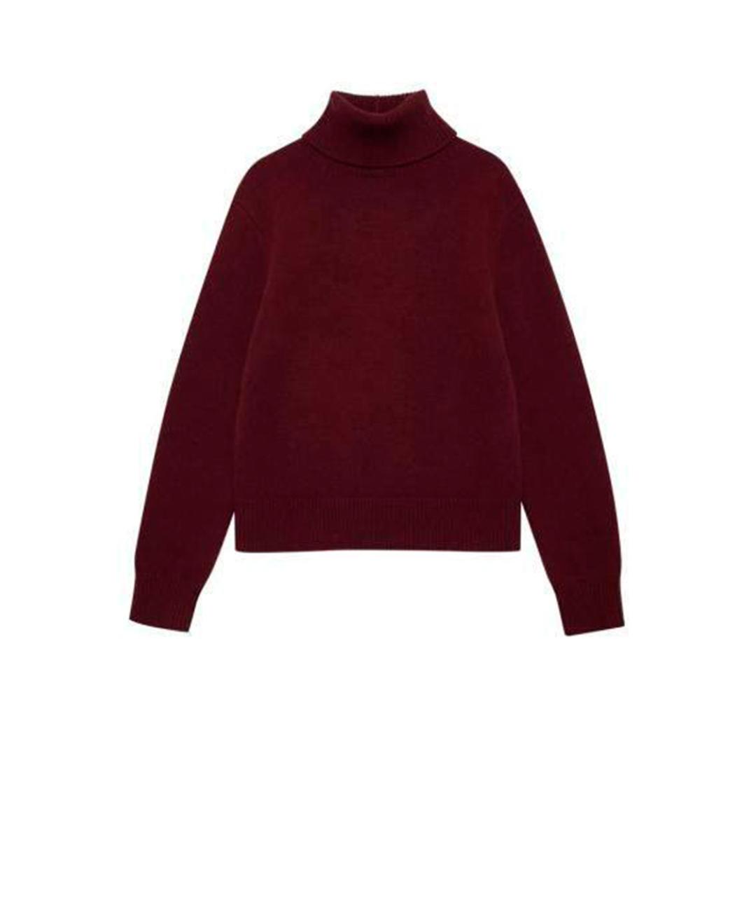ANINE BING Бордовый джемпер / свитер, фото 1