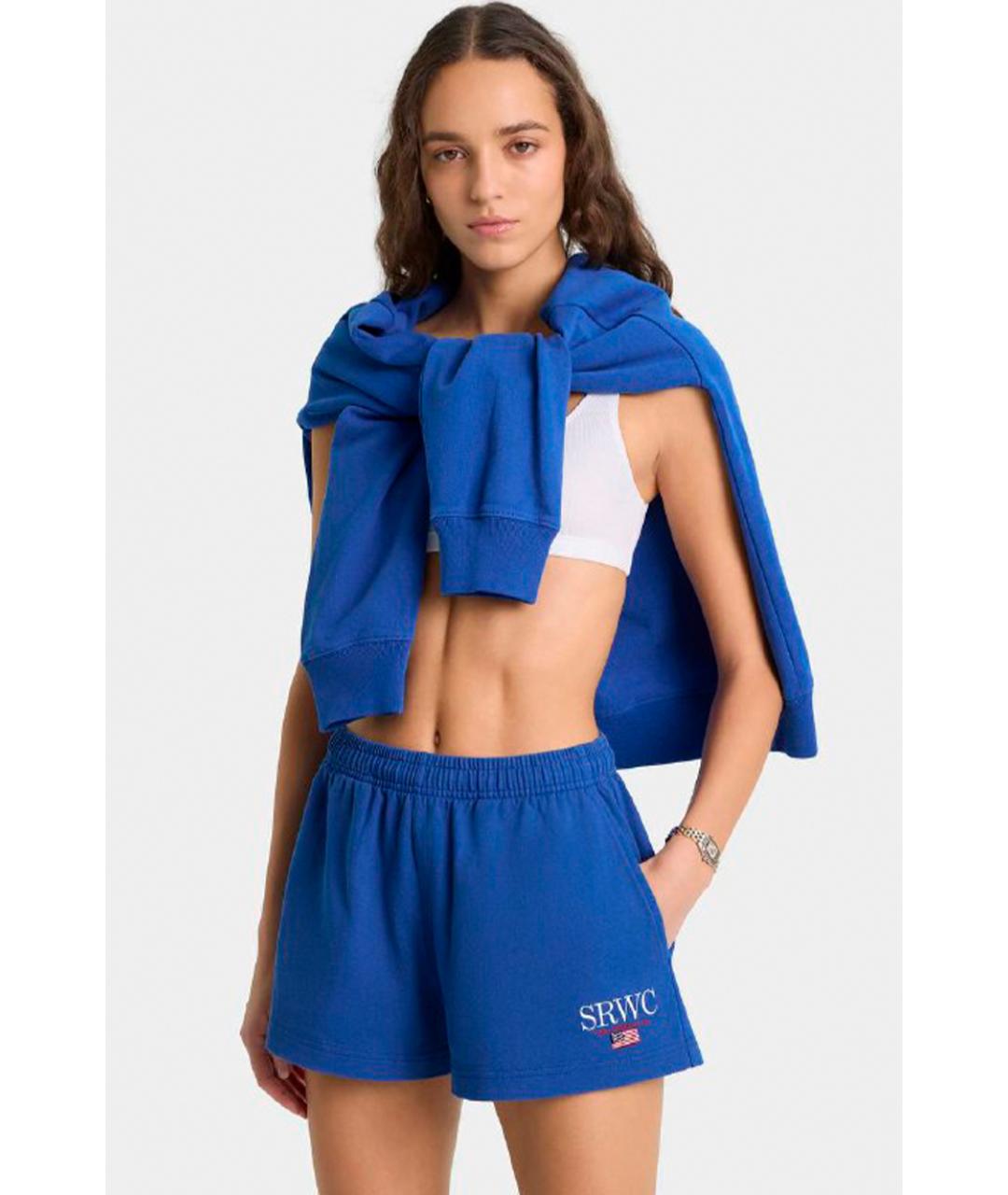 SPORTY AND RICH Синие спортивные брюки и шорты, фото 2