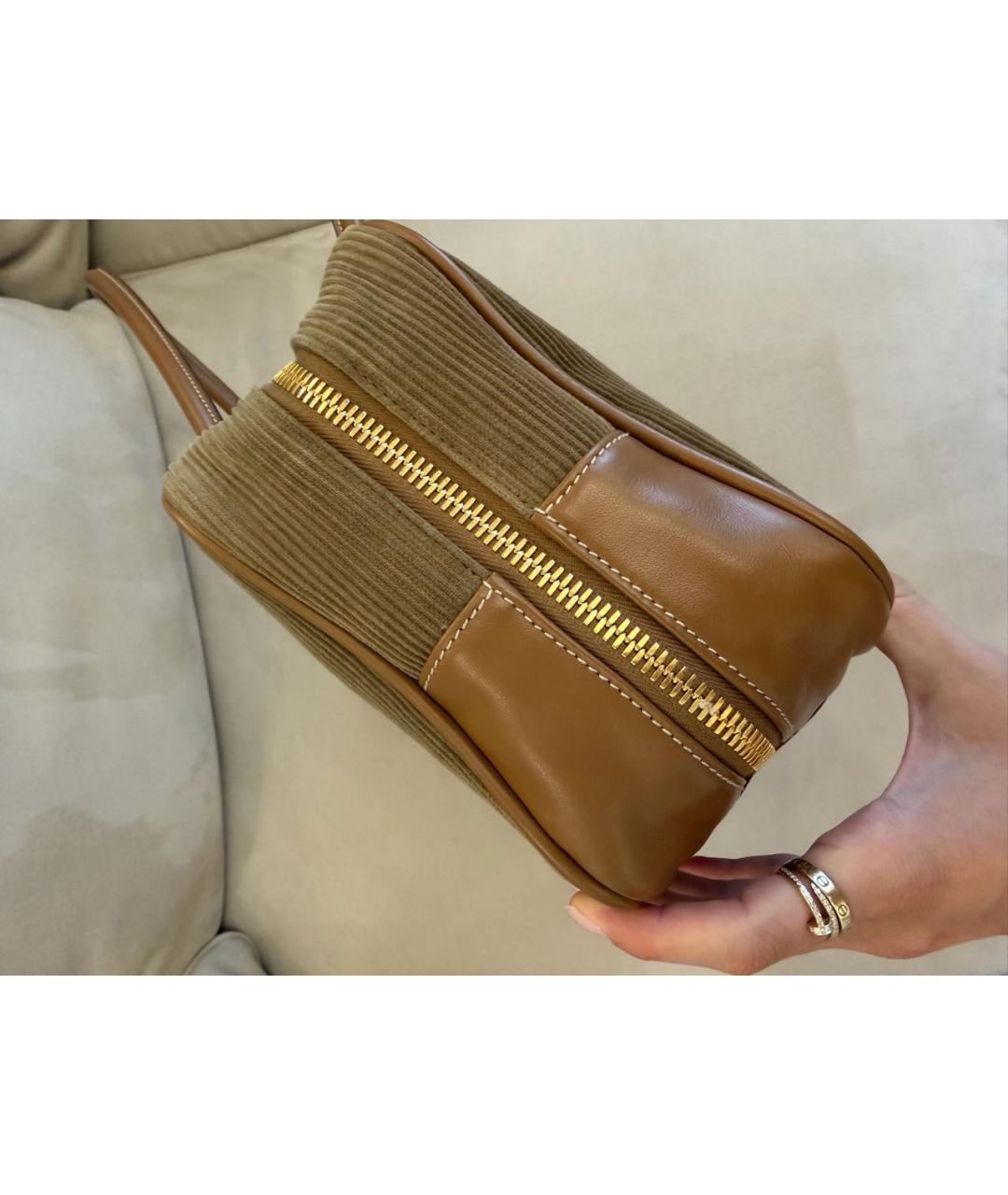 MIU MIU Бежевая сумка с короткими ручками, фото 6