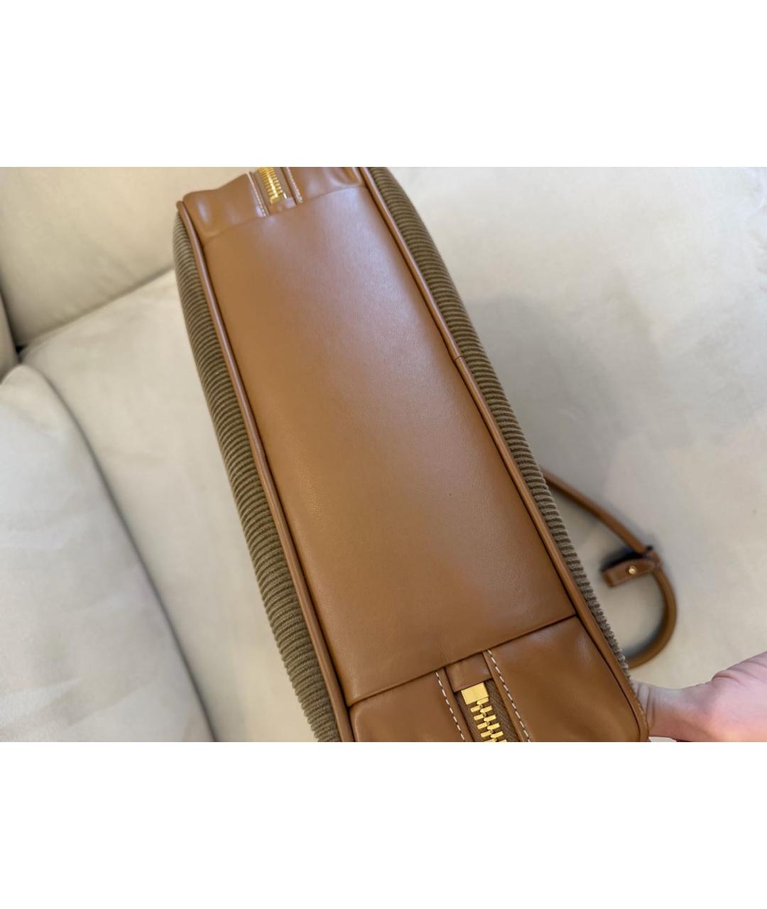 MIU MIU Бежевая сумка с короткими ручками, фото 5