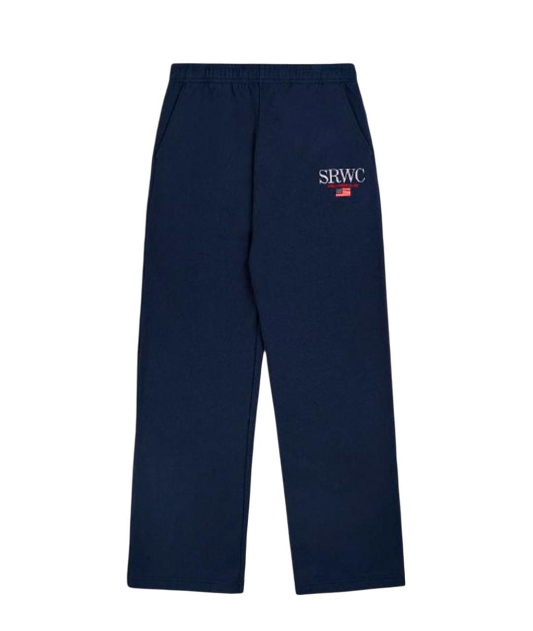 SPORTY AND RICH Синие брюки широкие, фото 1