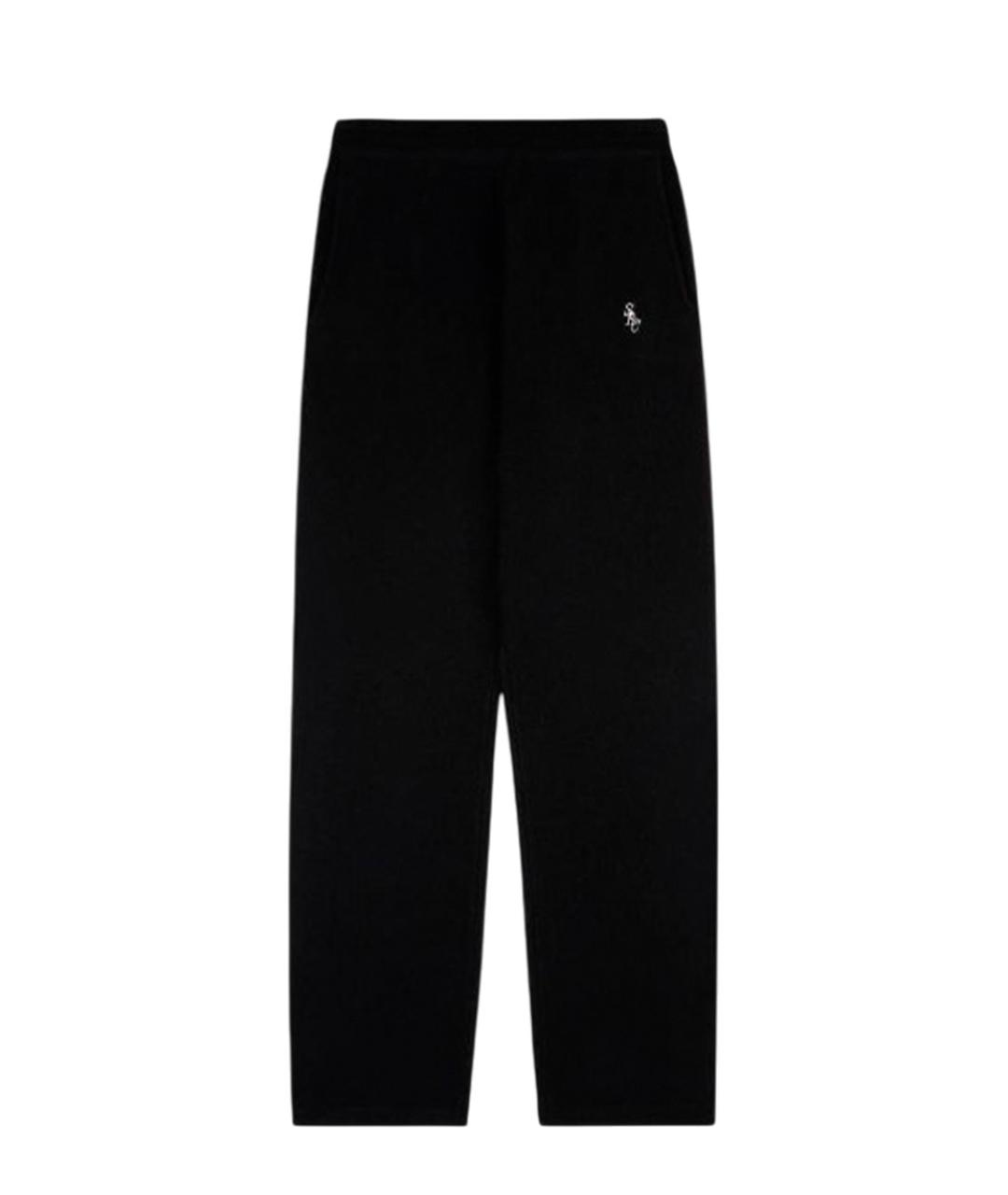 SPORTY AND RICH Черные брюки широкие, фото 1