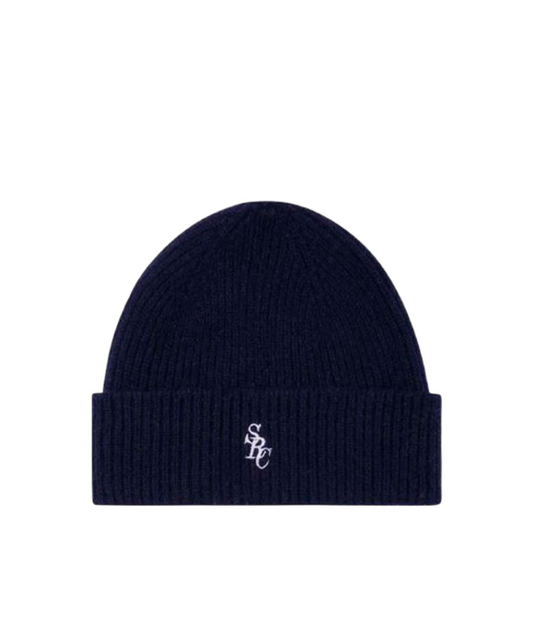 SPORTY AND RICH Синяя шапка, фото 1