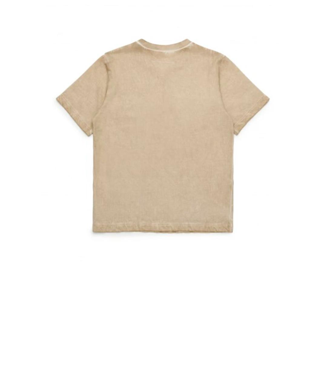 MAISON MARGIELA Бежевый детская футболка / топ, фото 2