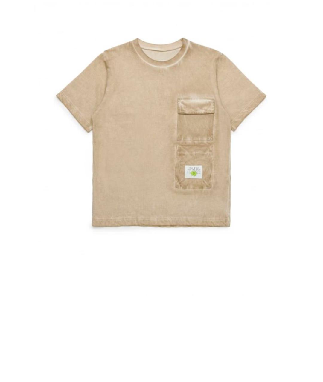 MAISON MARGIELA Бежевый детская футболка / топ, фото 1