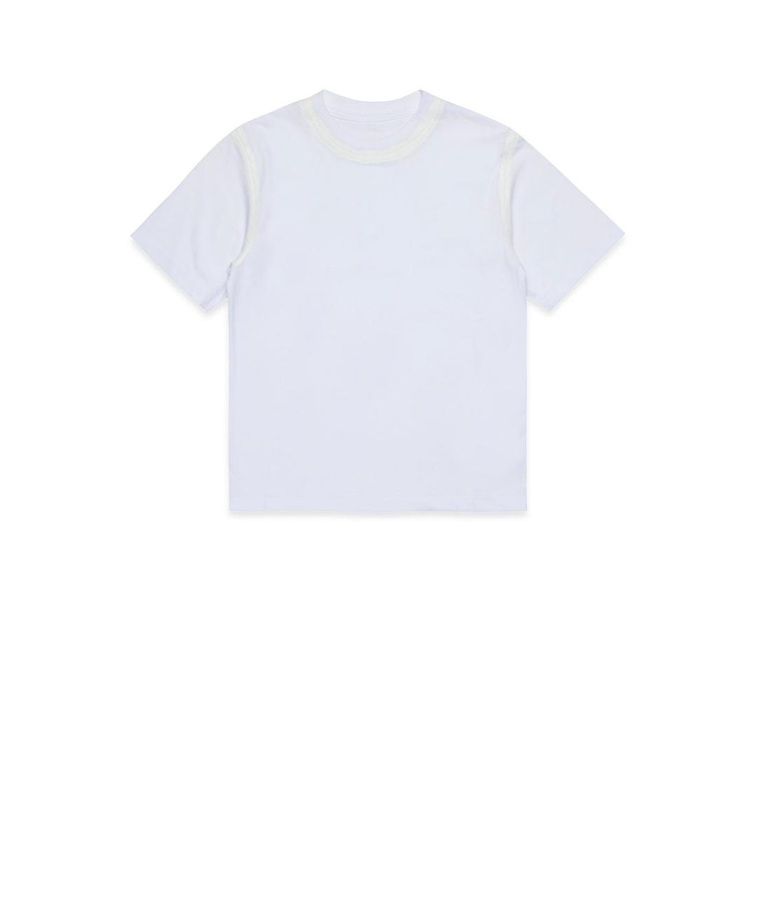 MAISON MARGIELA Белый детская футболка / топ, фото 1