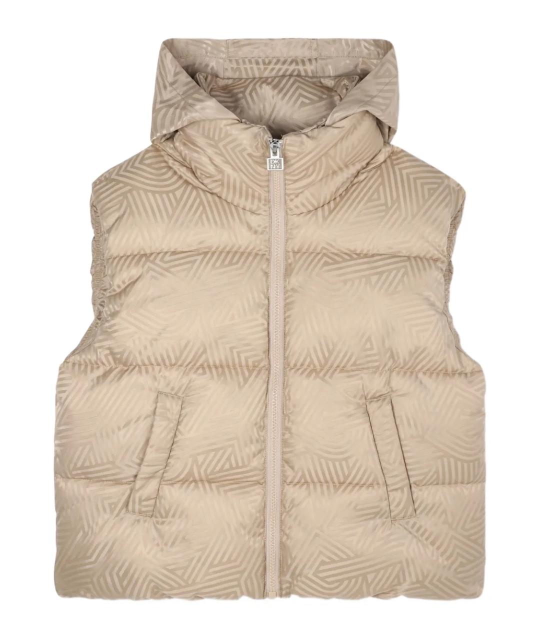 DKNY Бежевый жакет / жилет, фото 3