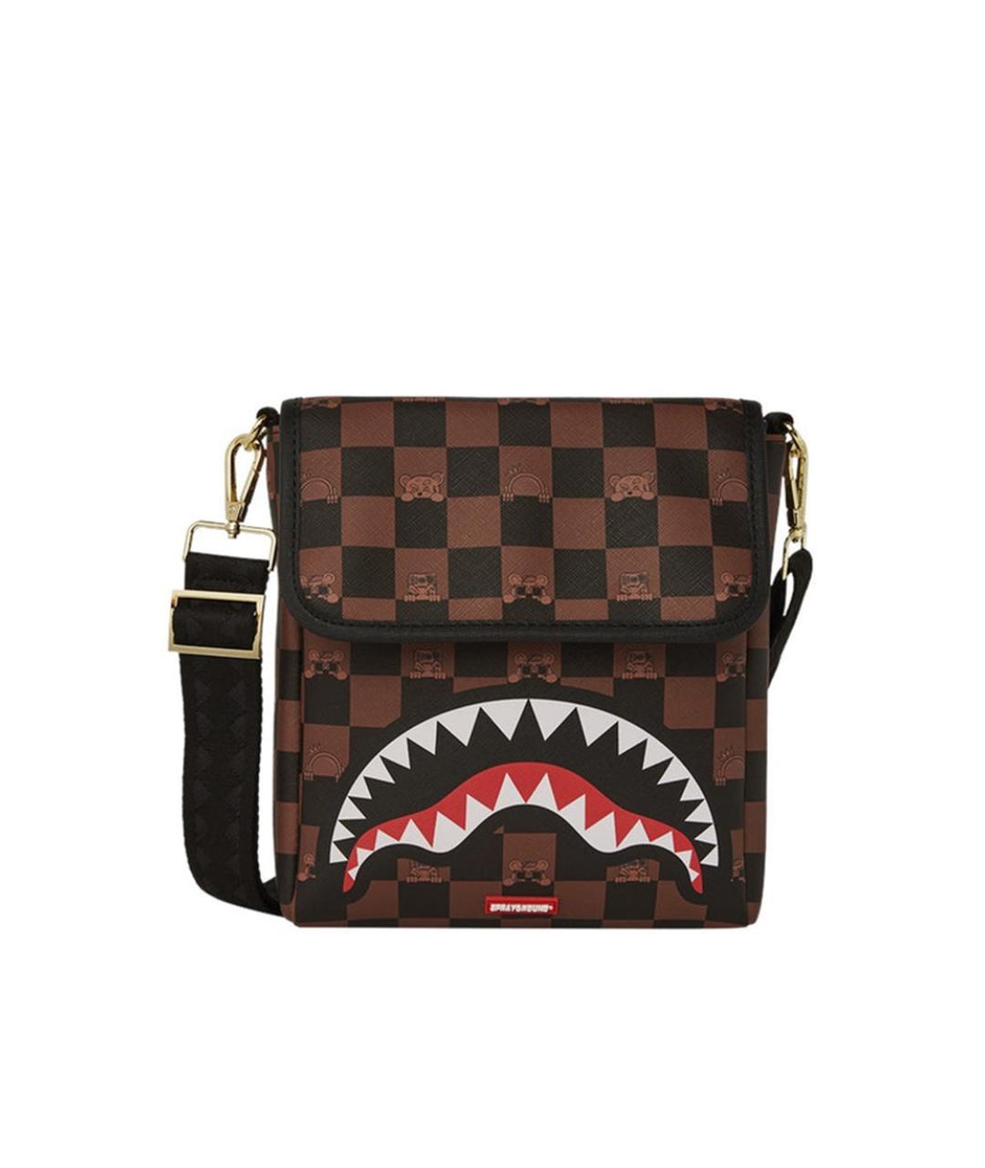 SPRAYGROUND Коричневая сумка, фото 3