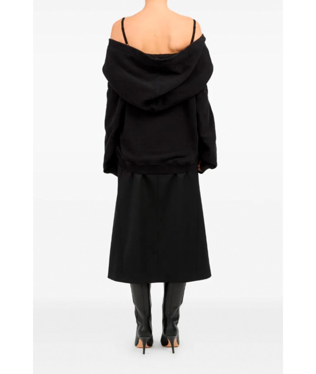 MM6 MAISON MARGIELA Черный хлопковый джемпер / свитер, фото 3