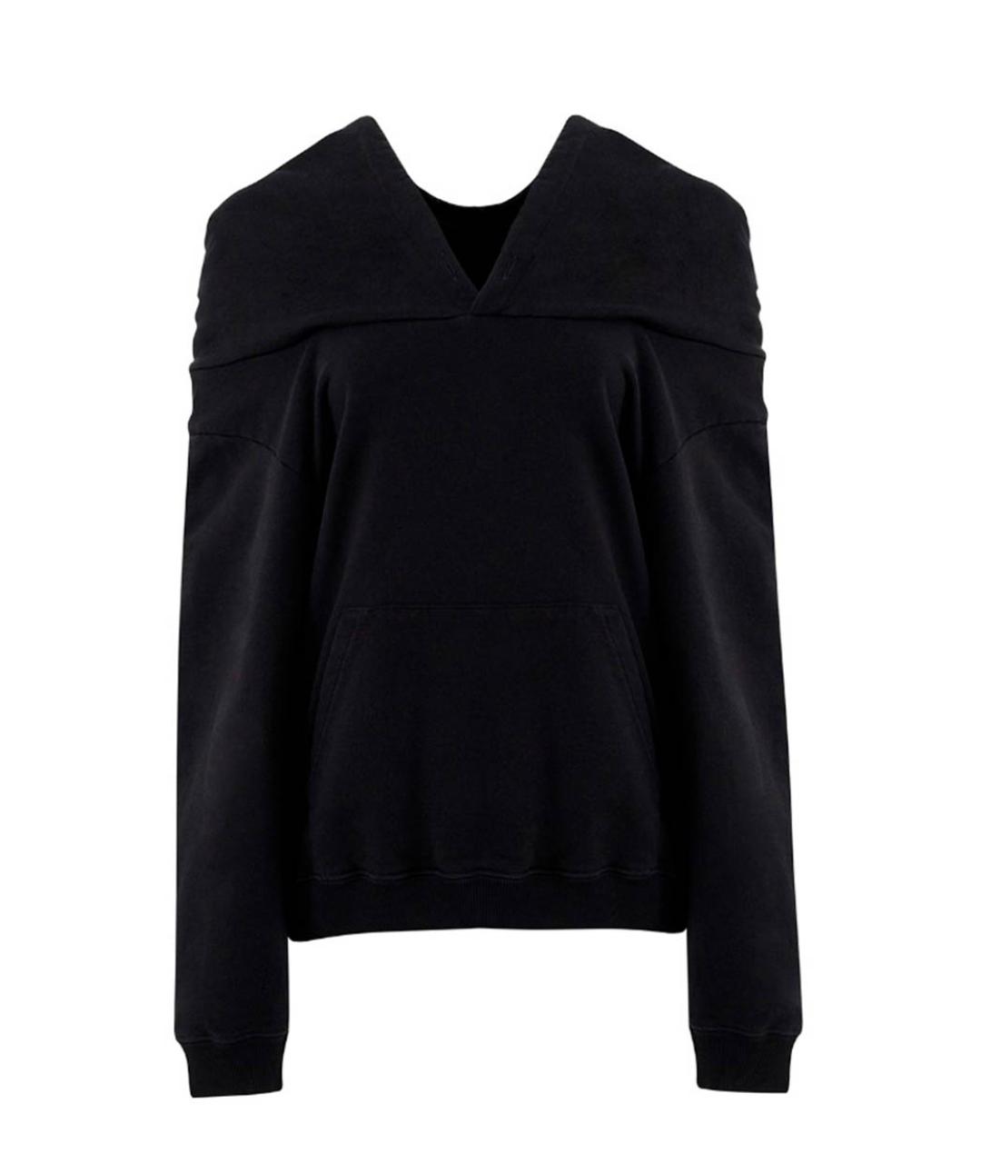 MM6 MAISON MARGIELA Черный хлопковый джемпер / свитер, фото 1