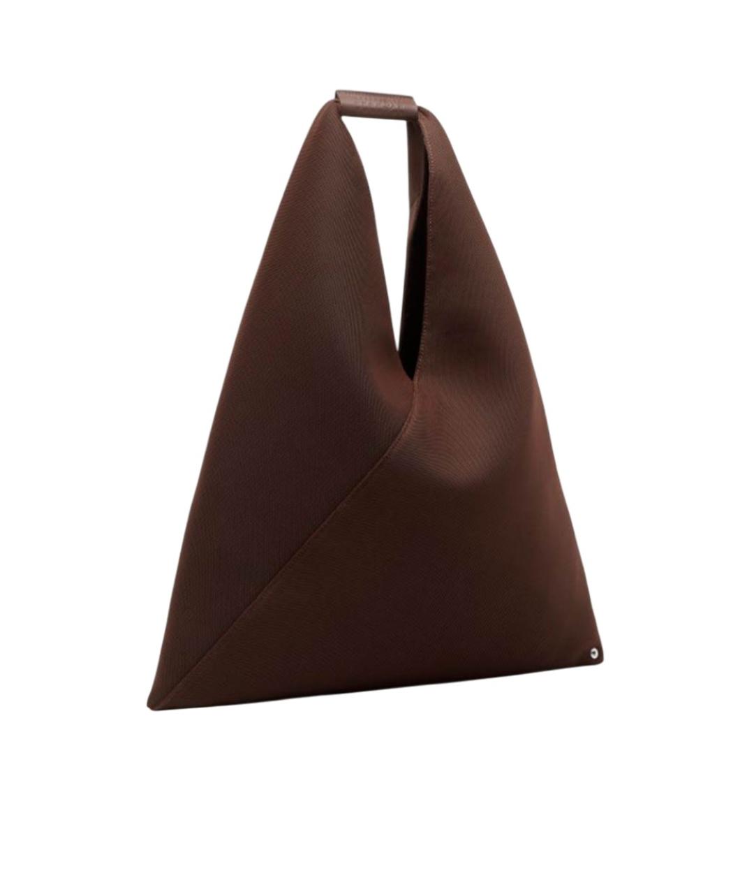 MM6 MAISON MARGIELA Коричневая сумка тоут, фото 2