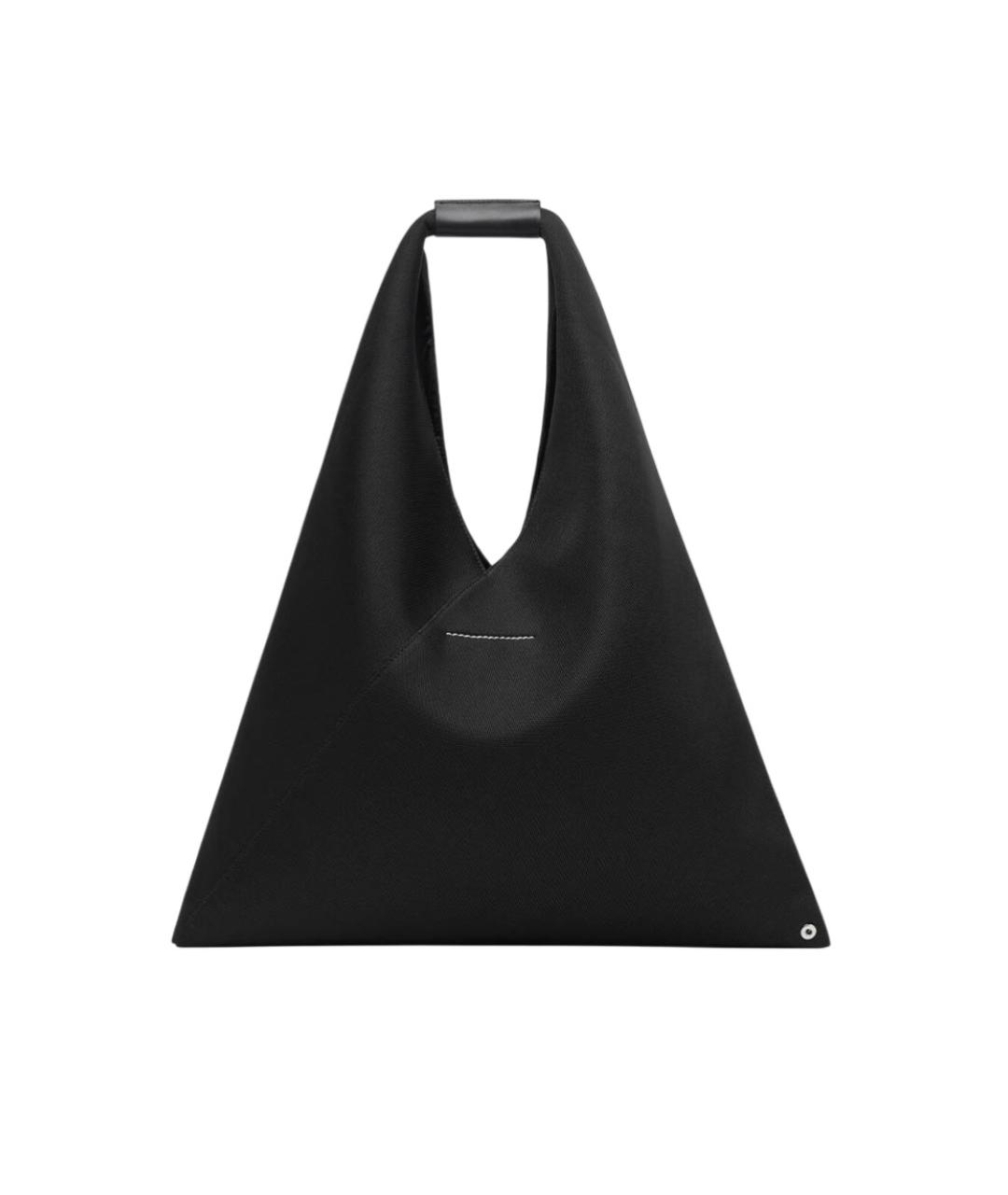 MM6 MAISON MARGIELA Черная сумка тоут, фото 3