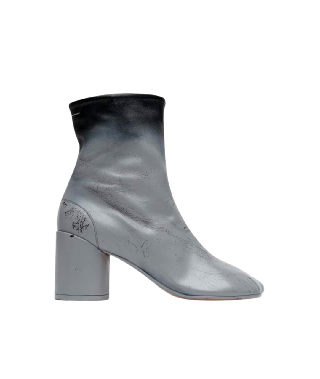 MM6 MAISON MARGIELA Серые ботильоны, фото 1