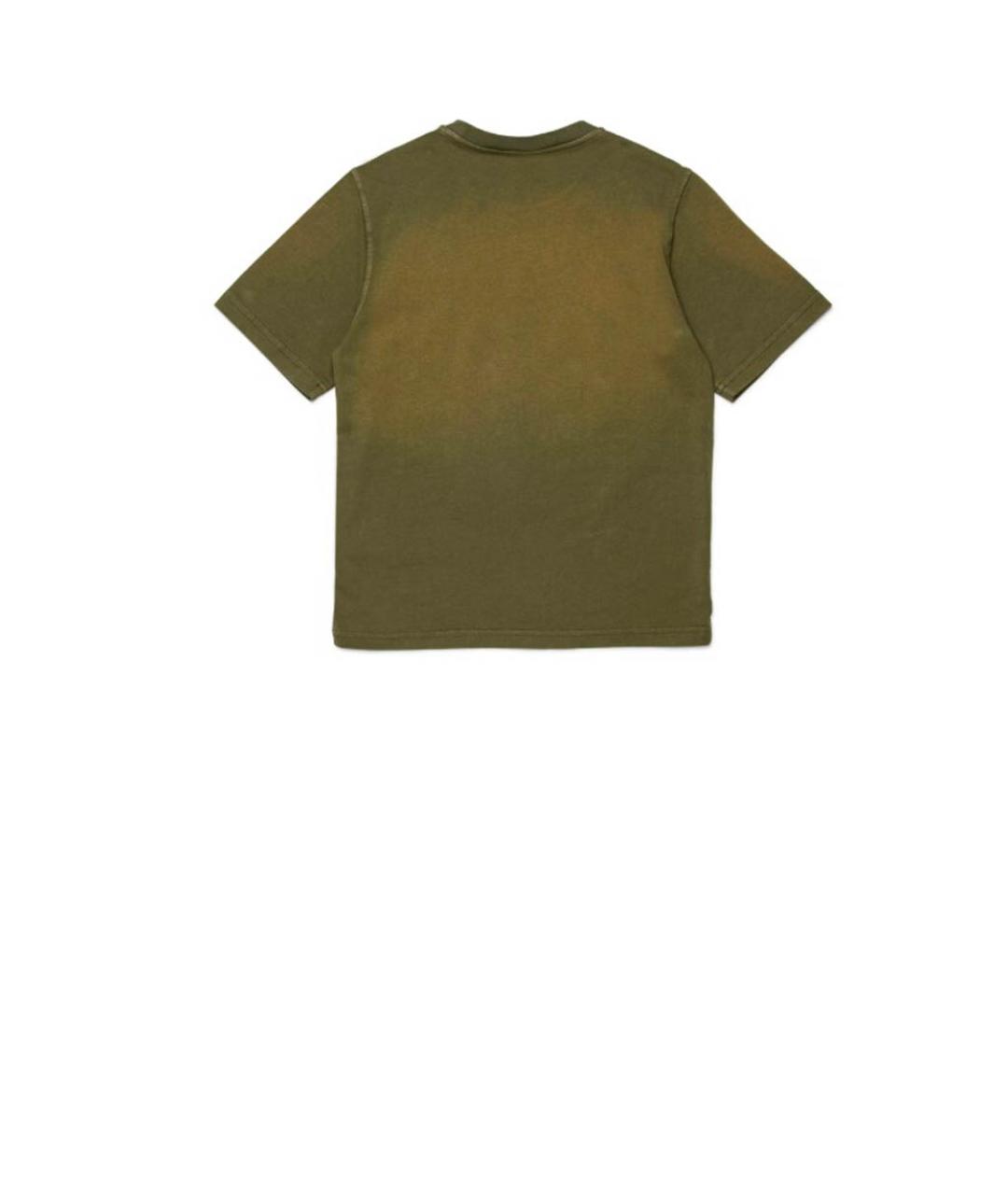 DIESEL Зеленая детская футболка, фото 2