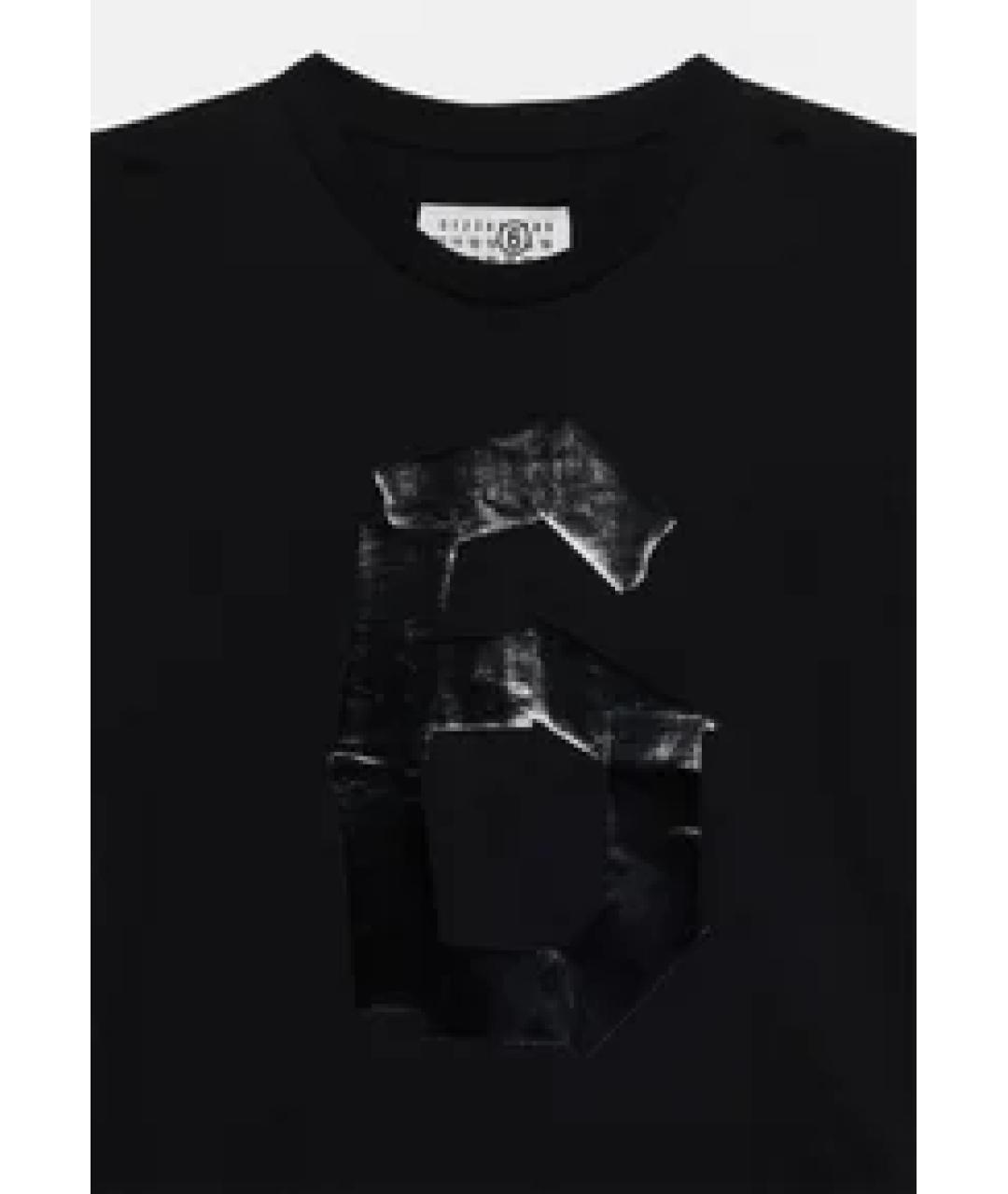 MAISON MARGIELA Черный детская футболка / топ, фото 3