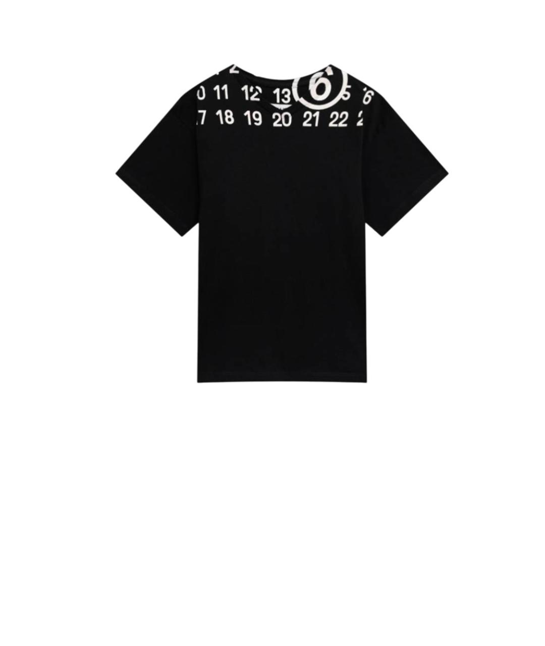 MAISON MARGIELA Черная детская футболка, фото 1