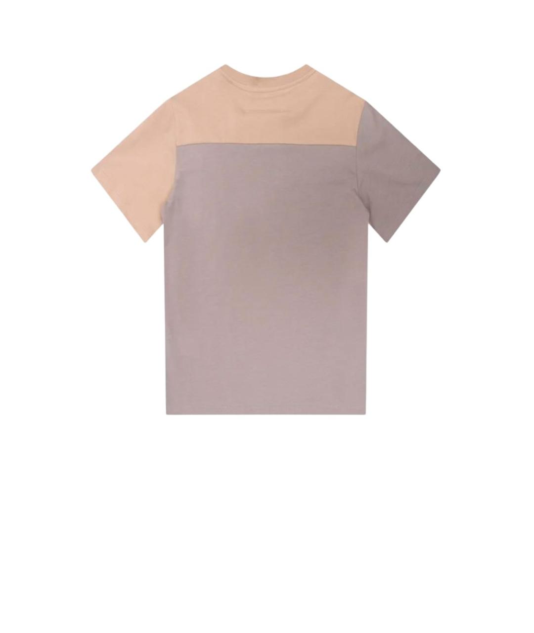 MAISON MARGIELA Серая хлопковая детская футболка, фото 2