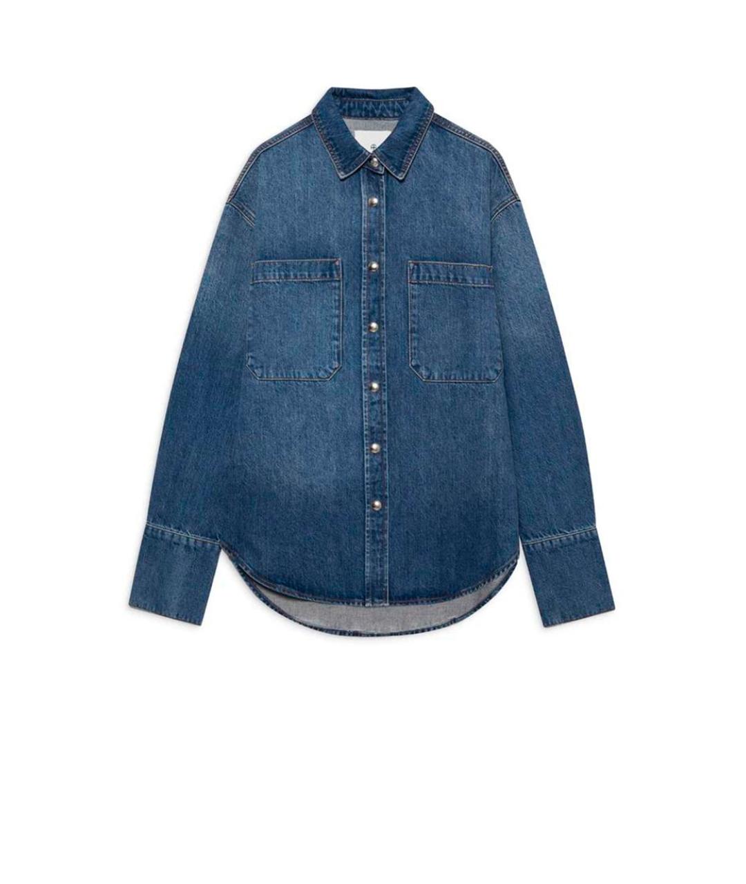 ANINE BING Синяя рубашка, фото 1