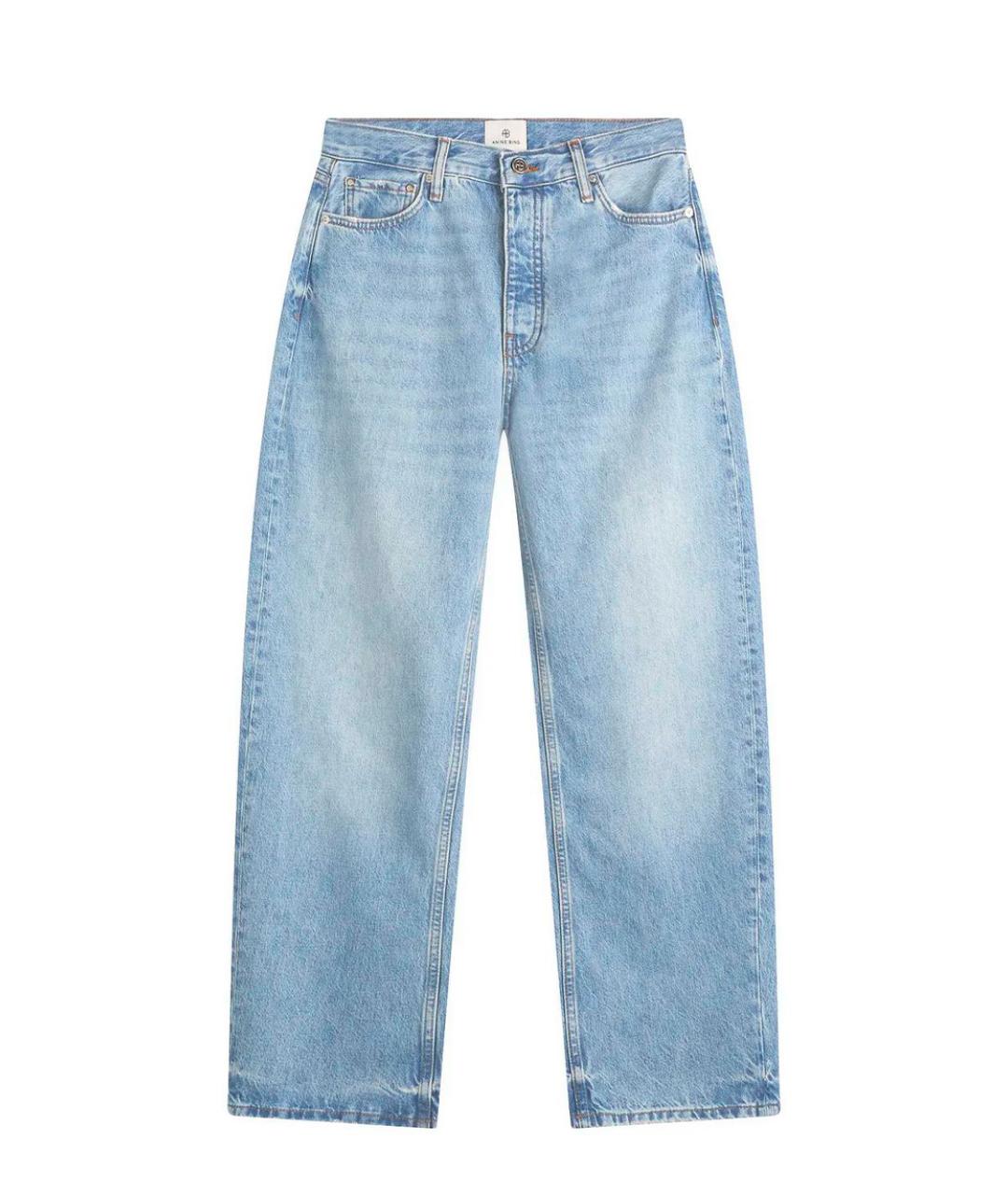ANINE BING Голубые прямые джинсы, фото 1