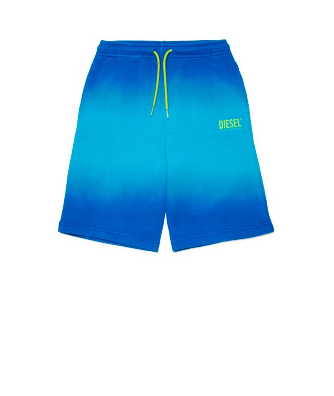 DIESEL Голубые хлопковые брюки и шорты, фото 1
