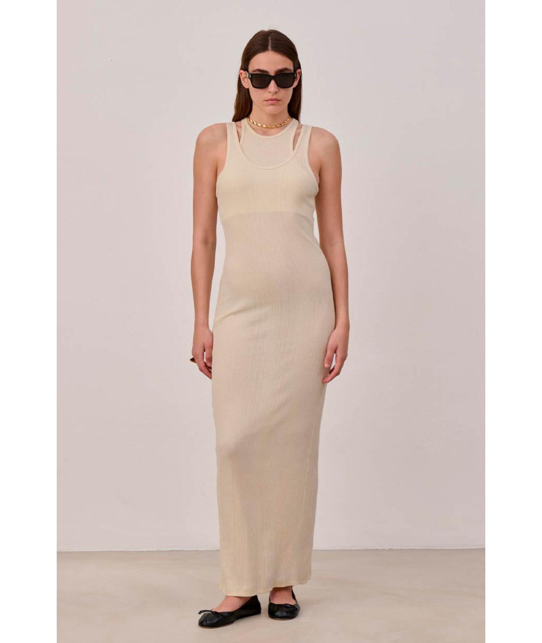 ARMARIUM Бежевое повседневное платье, фото 3