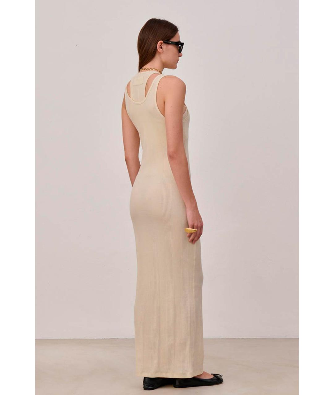 ARMARIUM Бежевое повседневное платье, фото 4