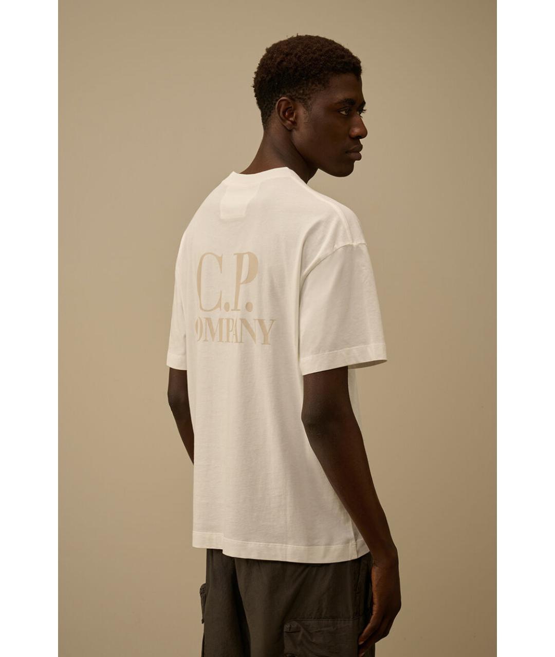 CP COMPANY Белая футболка, фото 2
