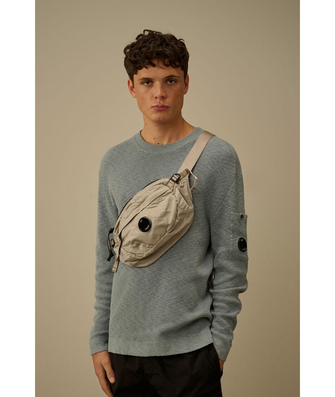CP COMPANY Бежевая поясная сумка, фото 2