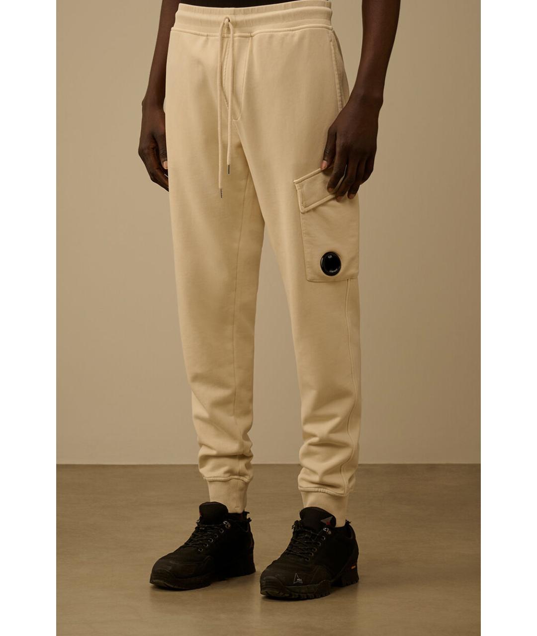 CP COMPANY Бежевые повседневные брюки, фото 2