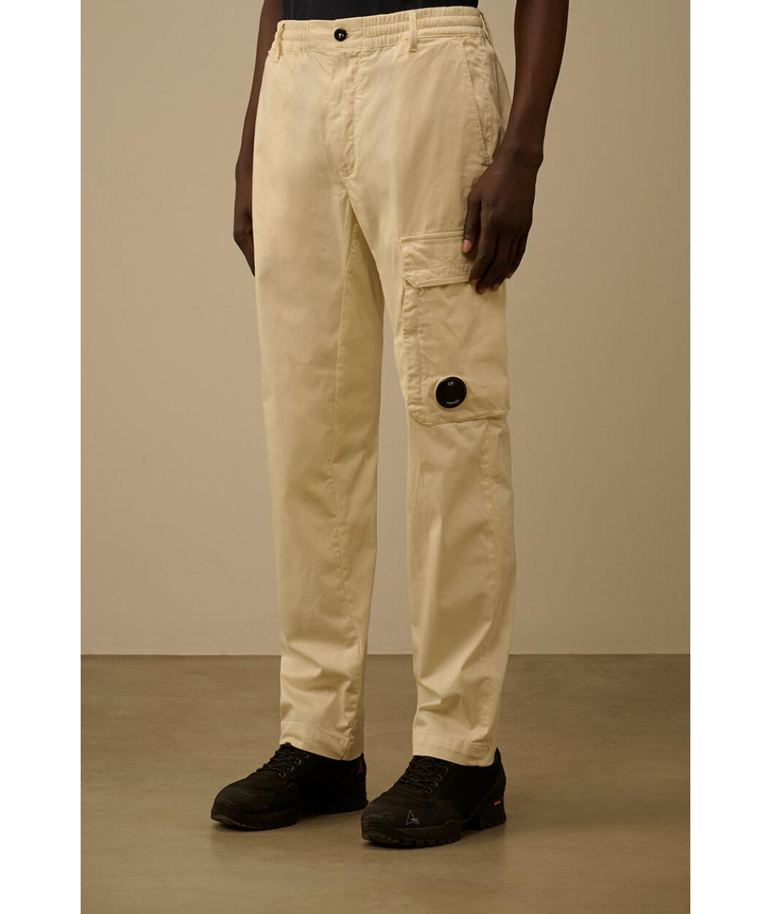 CP COMPANY Бежевые повседневные брюки, фото 2