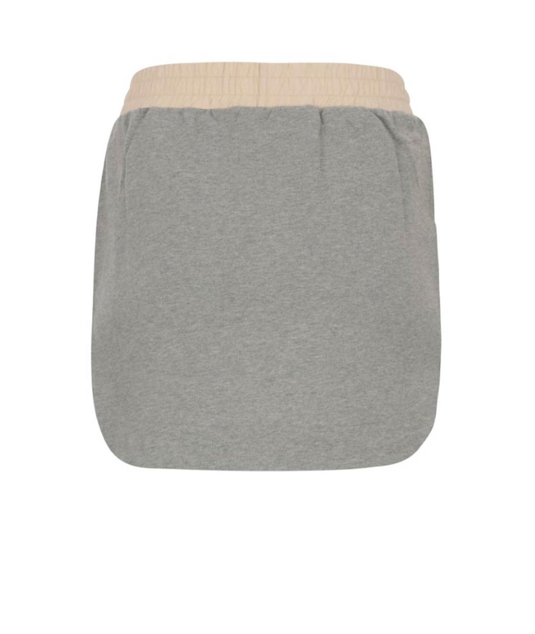 BARROW Серая юбка мини, фото 2