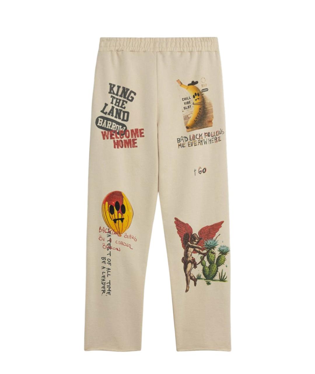 BARROW Бежевые повседневные брюки, фото 2