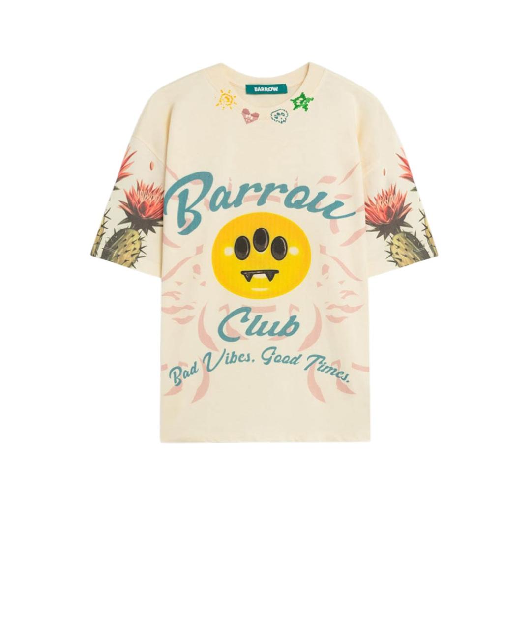 BARROW Бежевая футболка, фото 1