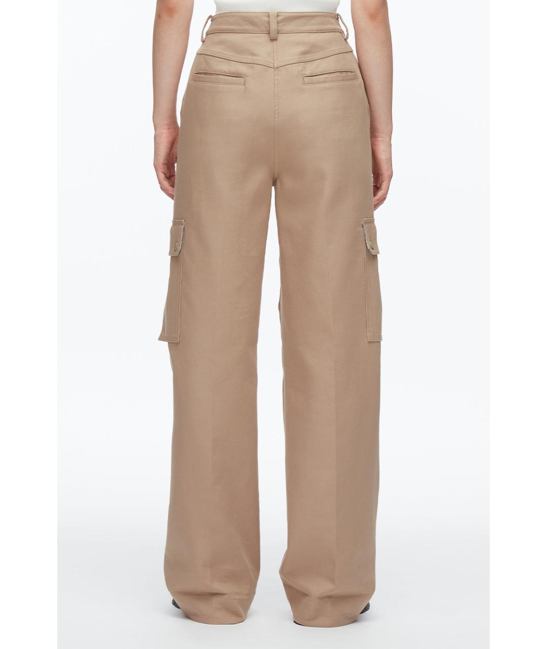3.1 PHILLIP LIM Бежевые прямые брюки, фото 2
