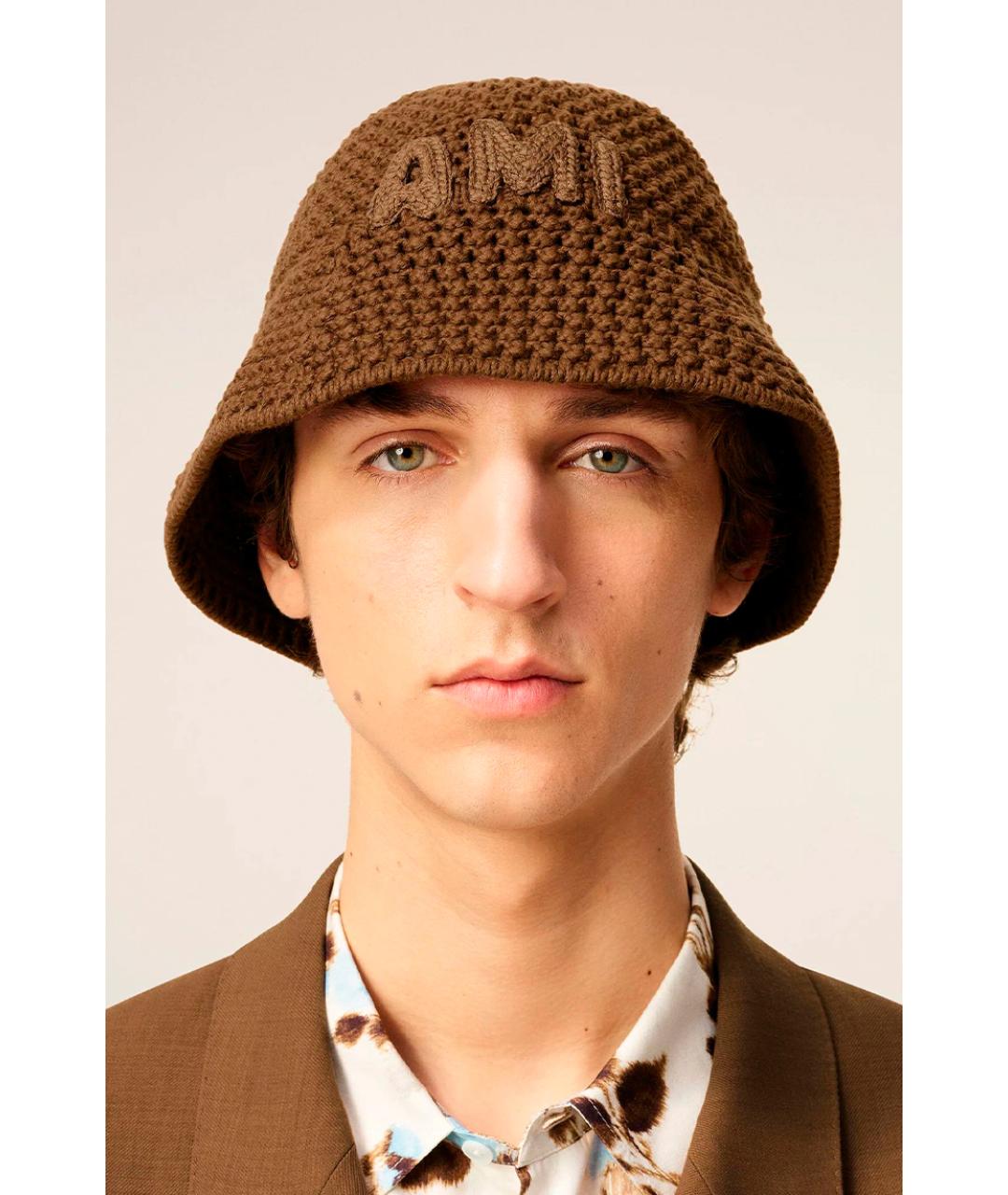 Ami Paris Коричневая панама, фото 2