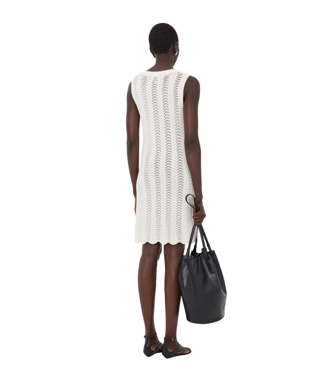 LOULOU DE SAISON Белое повседневное платье, фото 3