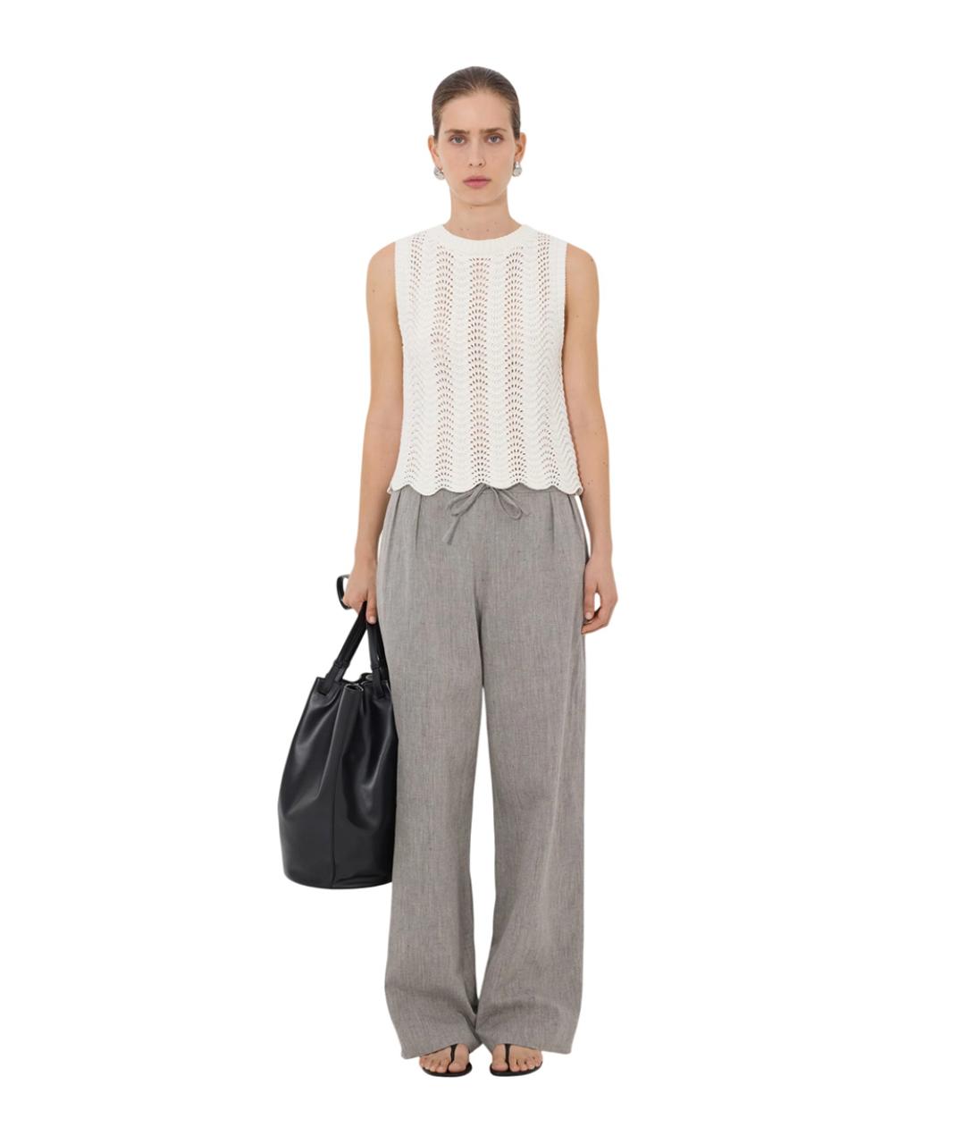 LOULOU DE SAISON Белая майка, фото 2