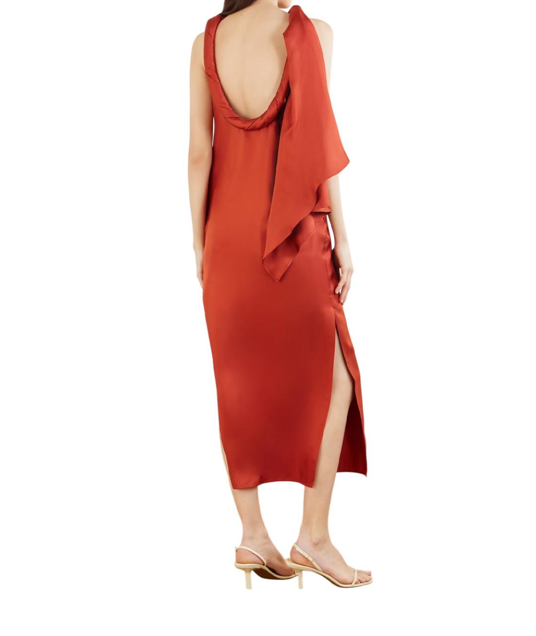 LOULOU DE SAISON Красное коктейльное платье, фото 3
