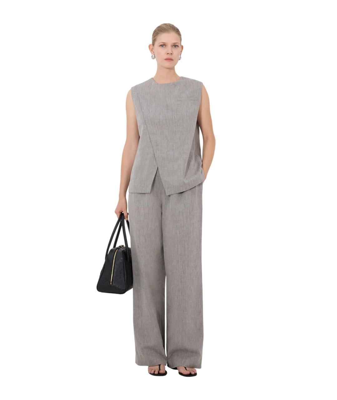 LOULOU DE SAISON Серая майка, фото 2