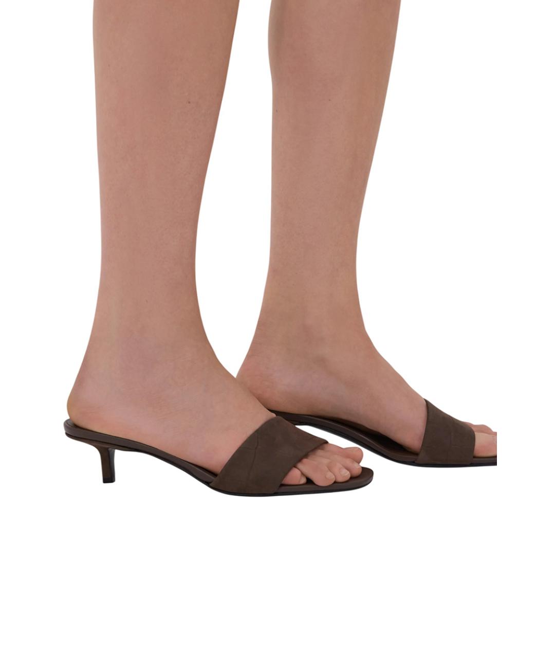 LOULOU DE SAISON Коричневые сандалии, фото 3