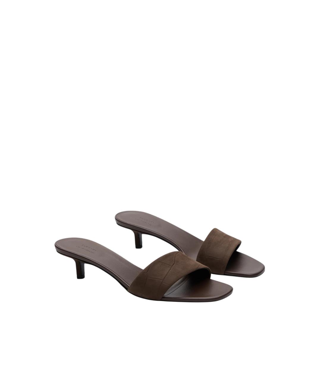 LOULOU DE SAISON Коричневые сандалии, фото 2