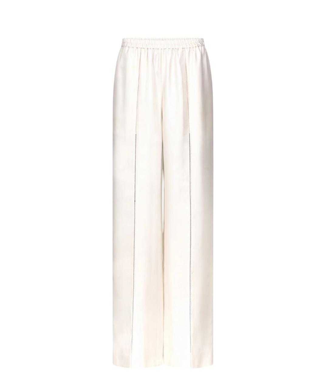 LOULOU DE SAISON Белые прямые брюки, фото 1