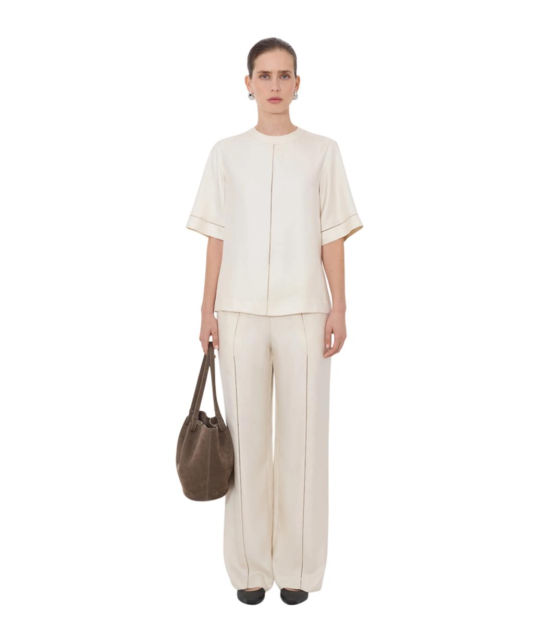 LOULOU DE SAISON Белая футболка, фото 2