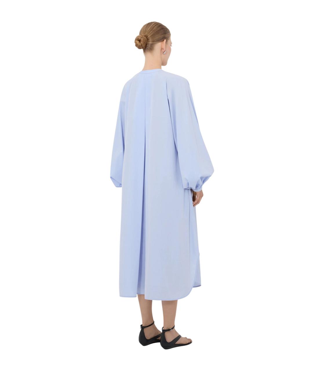 LOULOU DE SAISON Голубое повседневное платье, фото 3