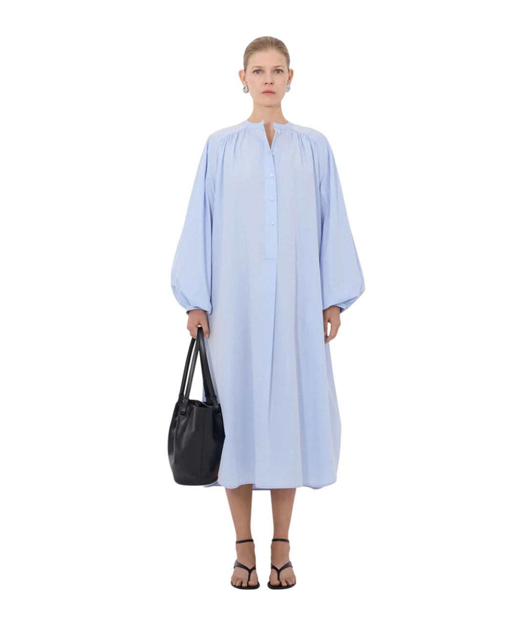 LOULOU DE SAISON Голубое повседневное платье, фото 2