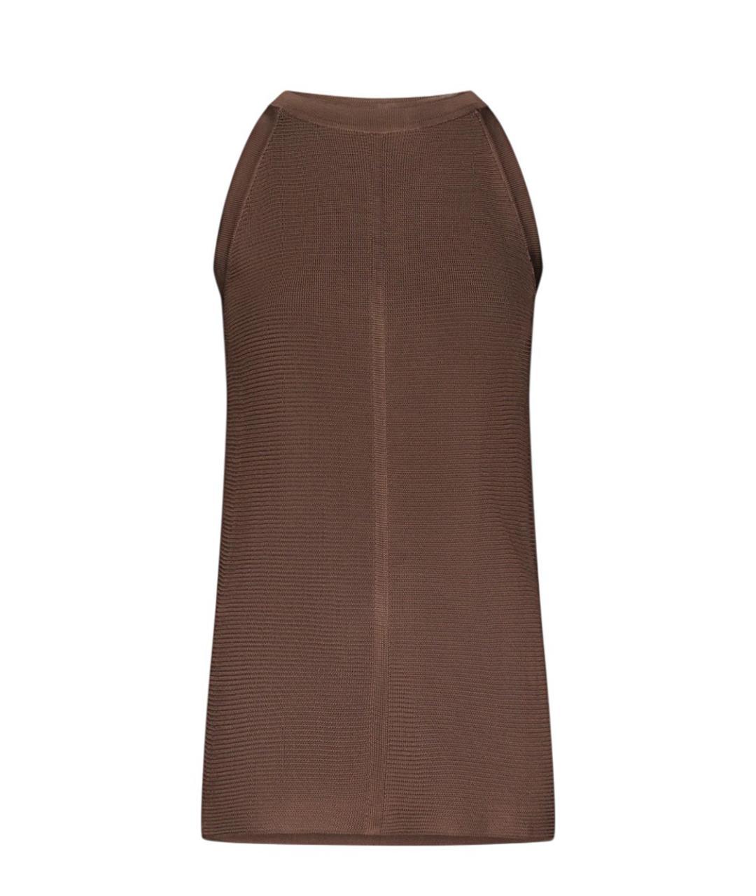 LOULOU DE SAISON Коричневая майка, фото 3